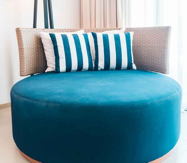 Kemi T's Luxe Lounge Velvet Sofa